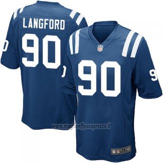 Maglia NFL Game Bambino Indianapolis Colts Langford Blu