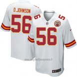 Maglia NFL Game Bambino Kansas City Chiefs Johnson Bianco