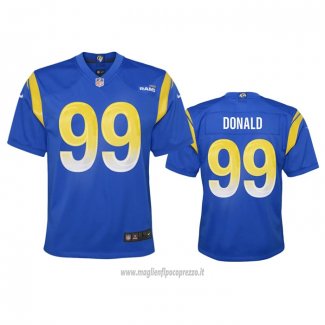 Maglia NFL Game Bambino Los Angeles Rams Aaron Donald 2020 Blu