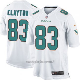 Maglia NFL Game Bambino Miami Dolphins Clayton Bianco