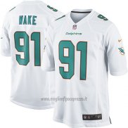Maglia NFL Game Bambino Miami Dolphins Wake Bianco