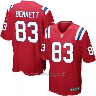 Maglia NFL Game Bambino New England Patriots Bennett Rosso
