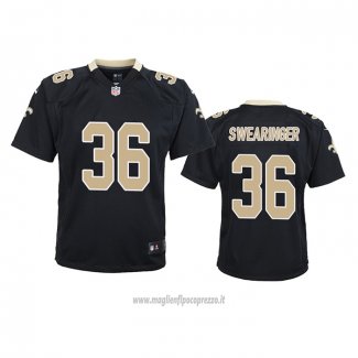 Maglia NFL Game Bambino New Orleans Saints D.j. Swearinger Nero