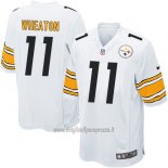 Maglia NFL Game Bambino Pittsburgh Steelers Wheaton Bianco