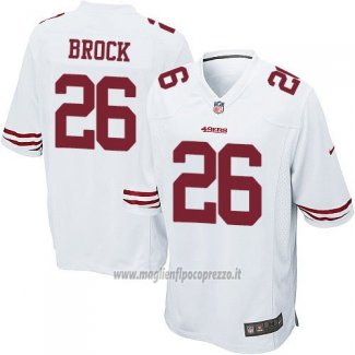 Maglia NFL Game Bambino San Francisco 49ers Brock Bianco