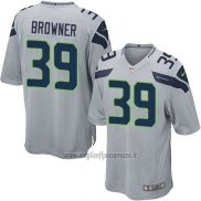 Maglia NFL Game Bambino Seattle Seahawks Browner Grigio
