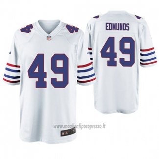 Maglia NFL Game Buffalo Bills Tremaine Edmunds Throwback Bianco