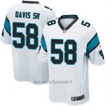Maglia NFL Game Carolina Panthers Davis Sr Bianco