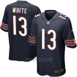 Maglia NFL Game Chicago Bears White Bianco Nero
