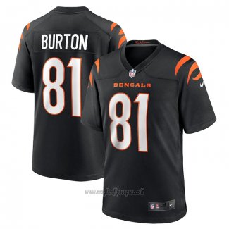 Maglia NFL Game Cincinnati Bengals Jermaine Burton Nero