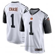 Maglia NFL Game Cincinnati Bengals Jjamarr Chase Alternato Bianco