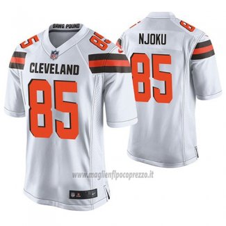 Maglia NFL Game Cleveland Browns David Njoku Bianco