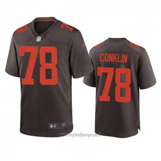 Maglia NFL Game Cleveland Browns Jack Conklin Alternato Marrone