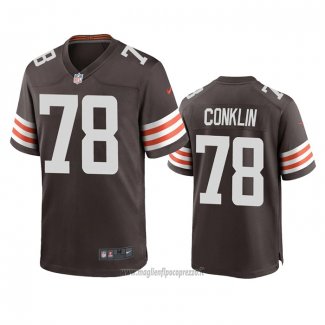 Maglia NFL Game Cleveland Browns Jack Conklin Marrone