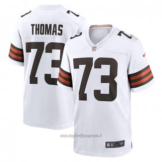 Maglia NFL Game Cleveland Browns Joe Thomas Retired Bianco