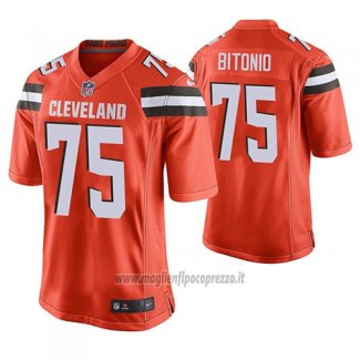 Maglia NFL Game Cleveland Browns Joel Bitonio Arancione Alternate