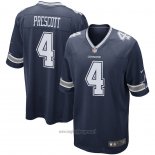 Maglia NFL Game Dallas Cowboys Dak Prescott Blu