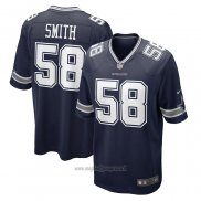 Maglia NFL Game Dallas Cowboys Mazi Smith 2023 NFL Draft First Round Pick Blu