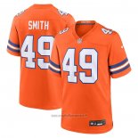 Maglia NFL Game Denver Broncos Dennis Smith Mile High Collection 1977 Throwback Retired Arancione