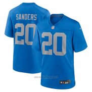 Maglia NFL Game Detroit Lions Barry Sanders Alternato Blu