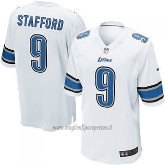 Maglia NFL Game Detroit Lions Stafford Bianco
