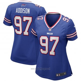 Maglia NFL Game Donna Buffalo Bills Mario Addison Blu