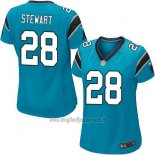 Maglia NFL Game Donna Carolina Panthers Stewart Blu