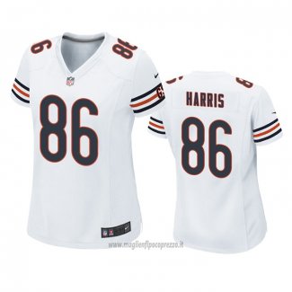 Maglia NFL Game Donna Chicago Bears Demetrius Harris Bianco