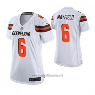 Maglia NFL Game Donna Cleveland Browns Baker Mayfield Bianco