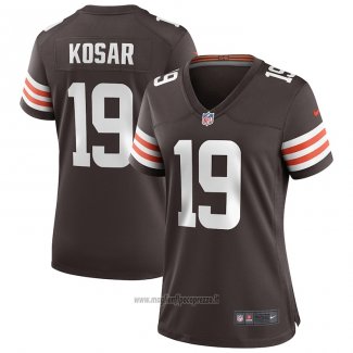 Maglia NFL Game Donna Cleveland Browns Bernie Kosar Retired Marrone