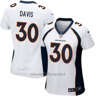 Maglia NFL Game Donna Denver Broncos Bruton Bianco