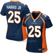 Maglia NFL Game Donna Denver Broncos Harris Jr Blu