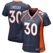 Maglia NFL Game Donna Denver Broncos Phillip Lindsay Blu