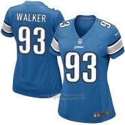 Maglia NFL Game Donna Detroit Lions Walker Blu