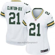Maglia NFL Game Donna Green Bay Packers Clinton Dix Bianco