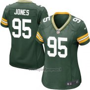Maglia NFL Game Donna Green Bay Packers Jones Verde Militar