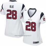Maglia NFL Game Donna Houston Texans Blue Bianco
