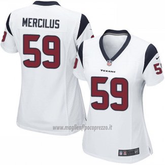 Maglia NFL Game Donna Houston Texans Mercilus Bianco