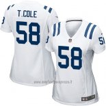 Maglia NFL Game Donna Indianapolis Colts T.cole Bianco