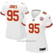 Maglia NFL Game Donna Kansas City Chiefs Jones Bianco