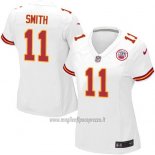 Maglia NFL Game Donna Kansas City Chiefs Smith Bianco
