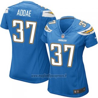 Maglia NFL Game Donna Los Angeles Chargers Addae Blu