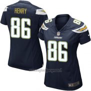Maglia NFL Game Donna Los Angeles Chargers Henry Nero
