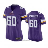 Maglia NFL Game Donna Minnesota Vikings Kenny Willekes Viola