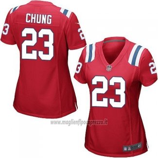 Maglia NFL Game Donna New England Patriots Chung Rosso