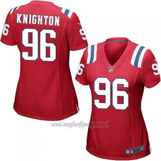 Maglia NFL Game Donna New England Patriots Knighton Rosso