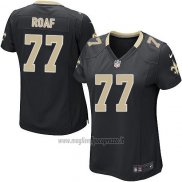 Maglia NFL Game Donna New Orleans Saints Roaf Nero