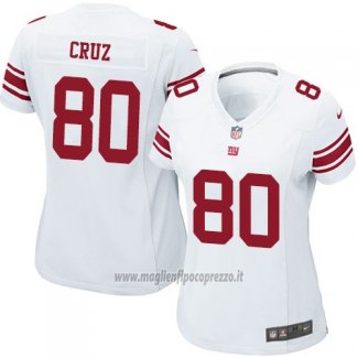 Maglia NFL Game Donna New York Giants Cruz Bianco