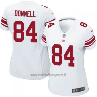 Maglia NFL Game Donna New York Giants Donnell Bianco