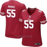 Maglia NFL Game Donna San Francisco 49ers Brooks Rosso